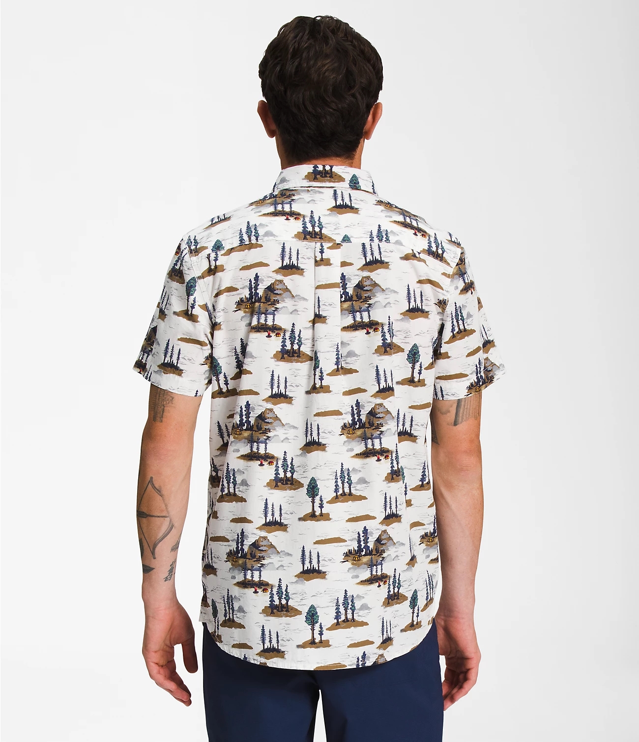 Men’s Short-Sleeve Baytrail Pattern Shirt - Image 17